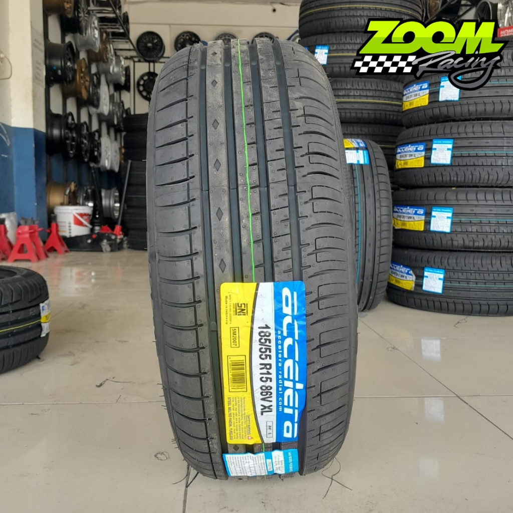 Ban Mobil 185/55 R15 Tubles Merek ACCELERA Ban Tipe PHI-R 185 55 Ring 15 Gratis Pasang