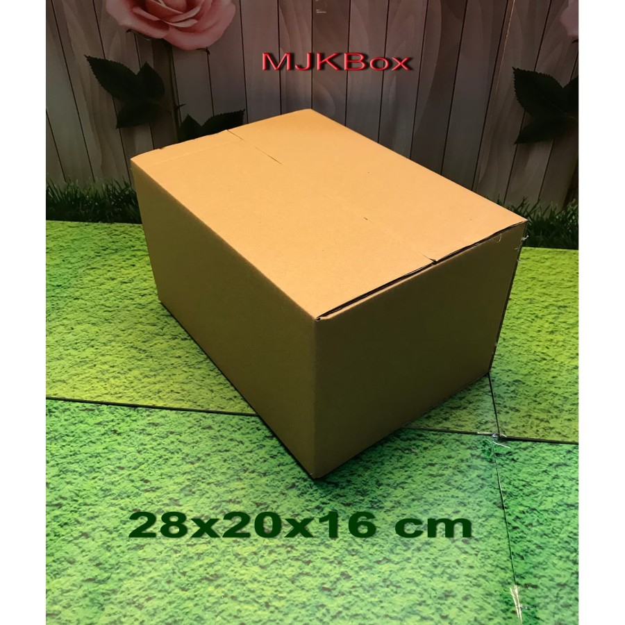 

Kardus karton box uk.28x20x16 cm...ST untuk packing MODEL INDOMIE