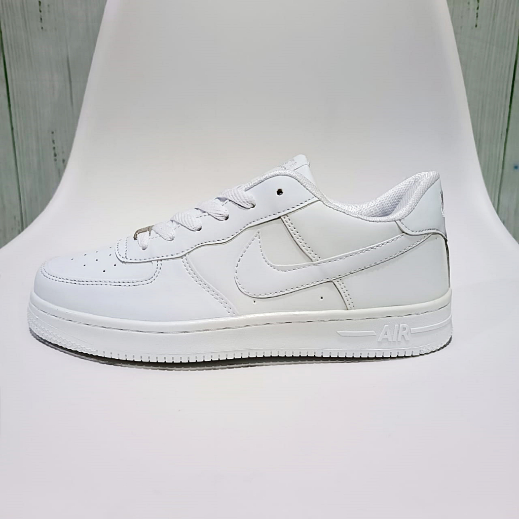 Sepatu Pria &amp; Wanita (Unisex) Premium Original Import Vietnam Nike Air Force 1 Triple White &amp; Triple Black Low
