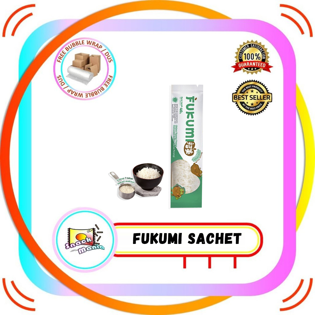 

Fukumi Beras Porang Konjac Shirataki Rice SACHET 40 gr 1 Pc