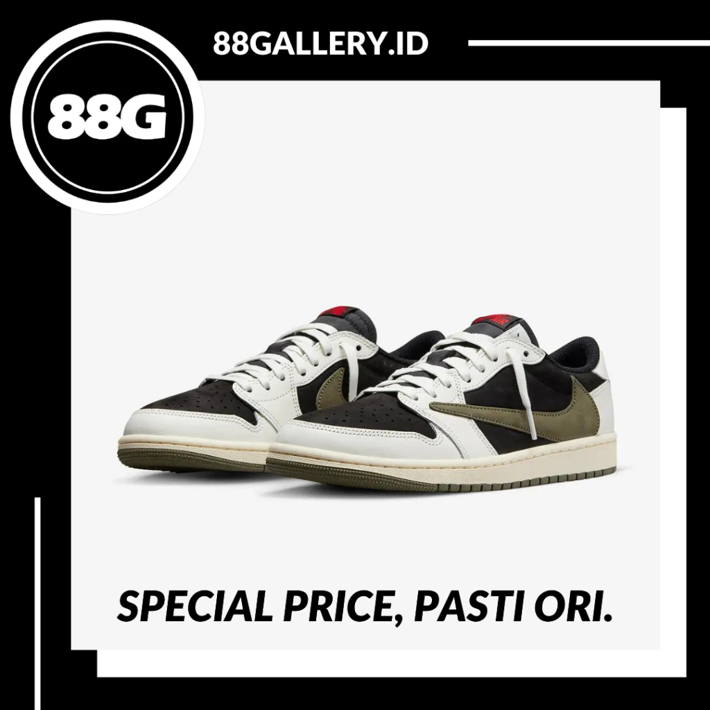 Travis Scott x Air Jordan 1 Low OG Olive