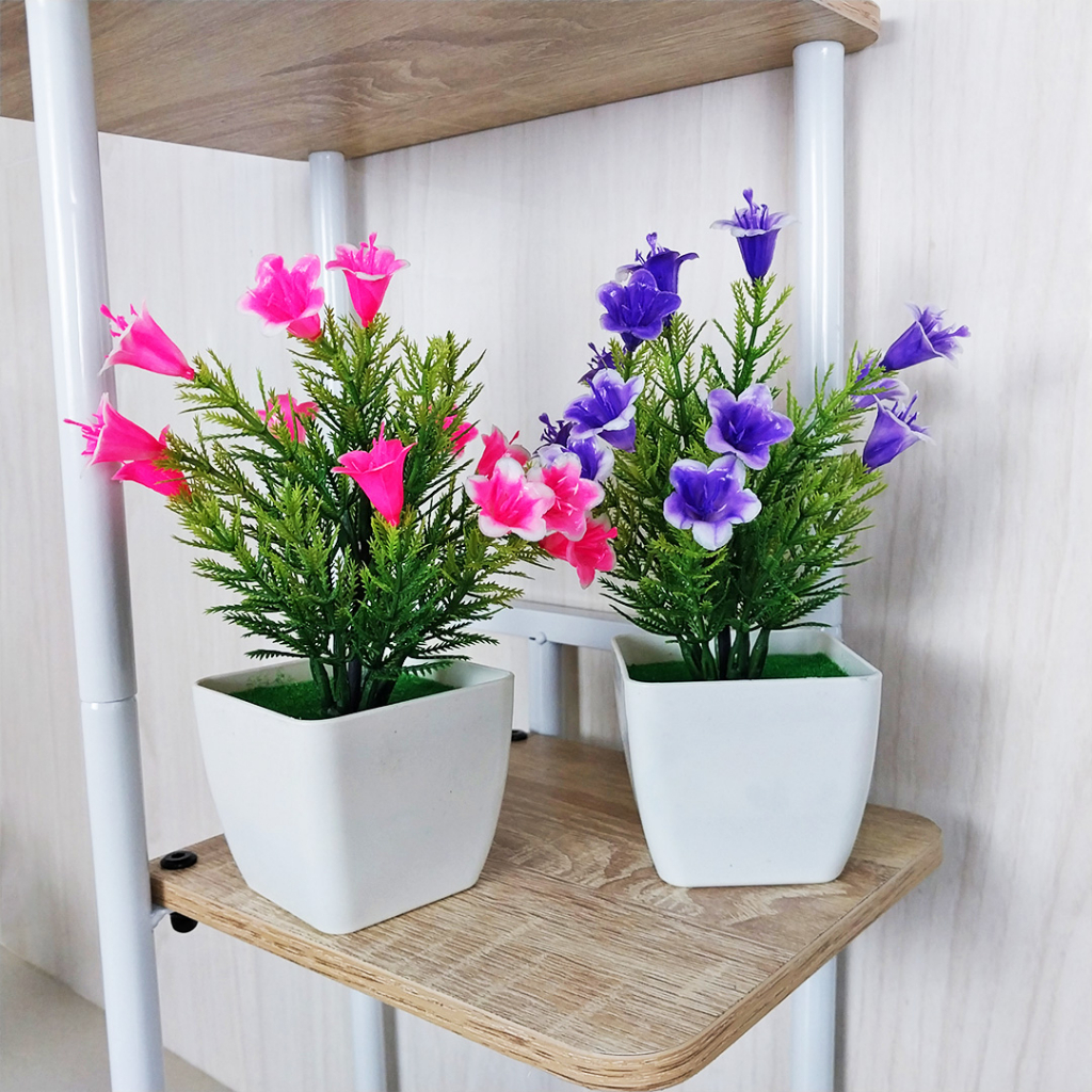 Bunga Hias Plastik Bunga Hiasan Ruang Rumah Bunga Hias Mini Palsu Artificial Flowers Pot Tanaman Bunga Hias PBP10