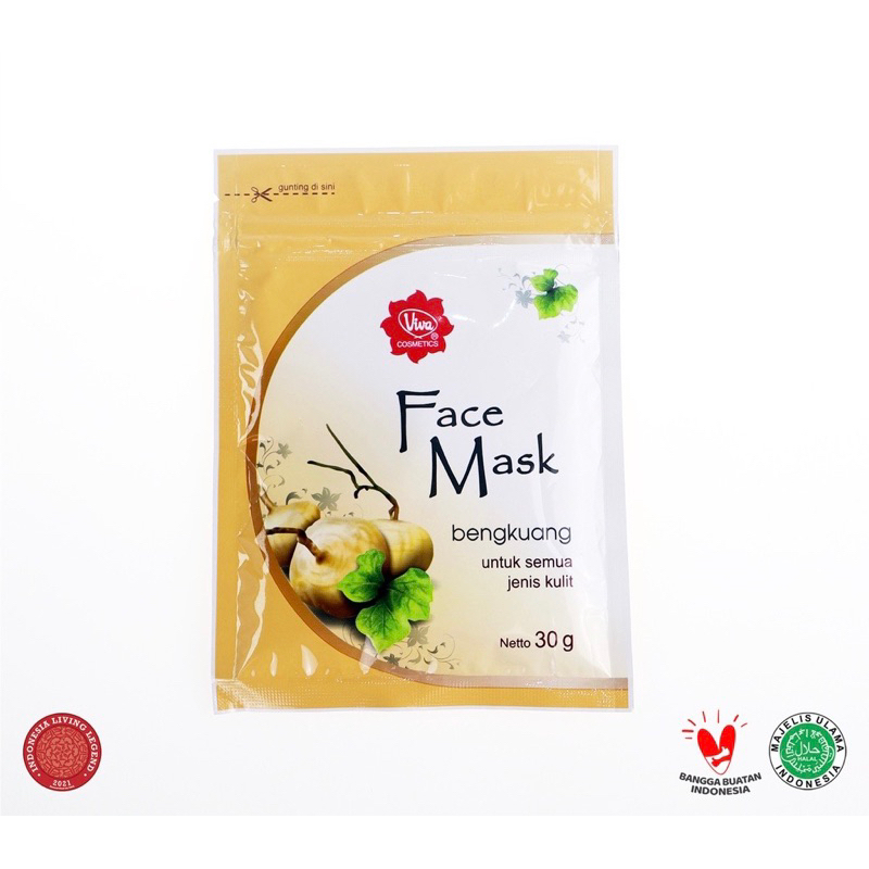 Viva masker Bengkuang 30gram / masker wajah / face mask / viva cosmetics