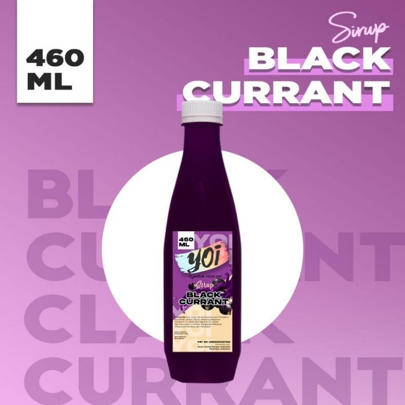 

Sirup Black Currant 460ml