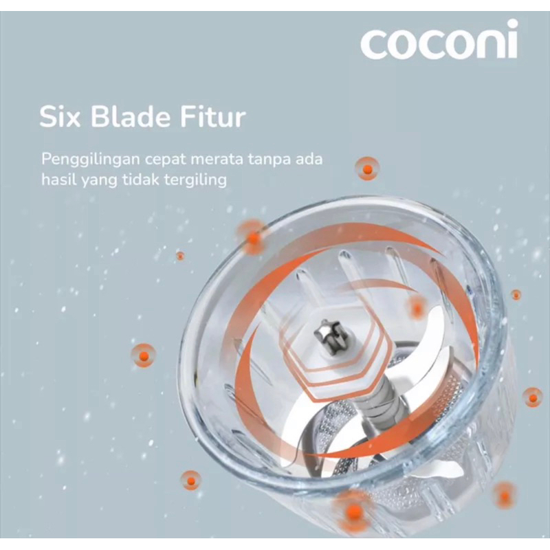 Coconi Food Blender 300 ml Penghalus Makanan Blender