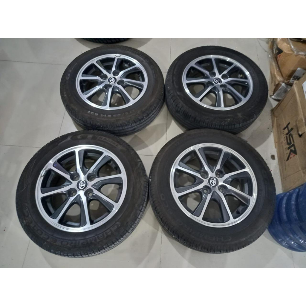 Velg Mobil Calya Ring 14 Velg Copotan Ori Mobil Calya Ring 14 & Ban