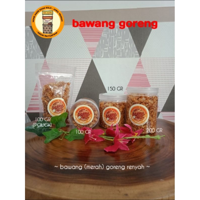 

Bawang Goreng Asli 150 Gr
