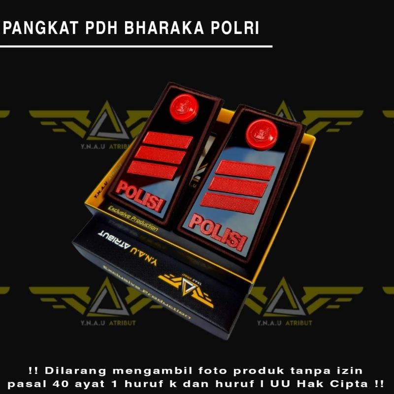 ATRIBUT POLISI / PANGKAT BHARADA / BHARATU / BHARAKA POLRI EXCLUSIVE