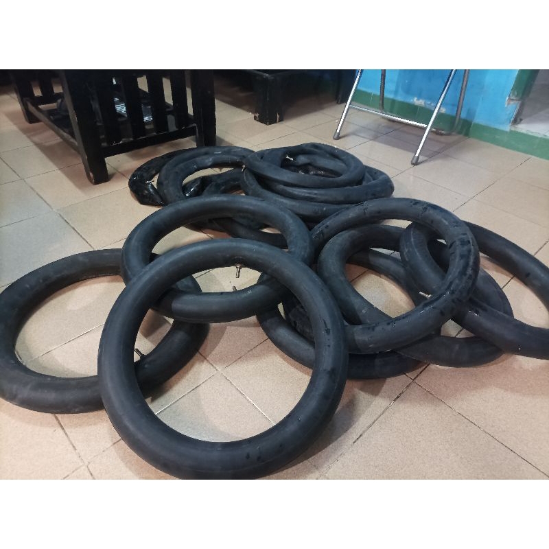 Ban Dalam motor Matic ring 14 Bekas 80/90 vs 90/90-14 jaminan Layak pakai Tambalan 1