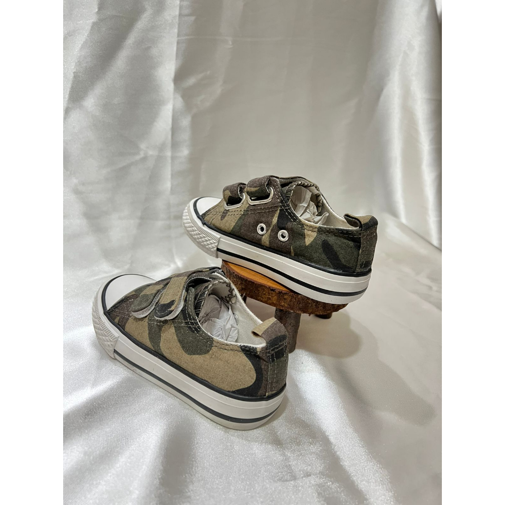 SA-005 IMPORT Sepatu Anak Laki Laki / Sneaker Velcro Anak Motif Army Size 22-27