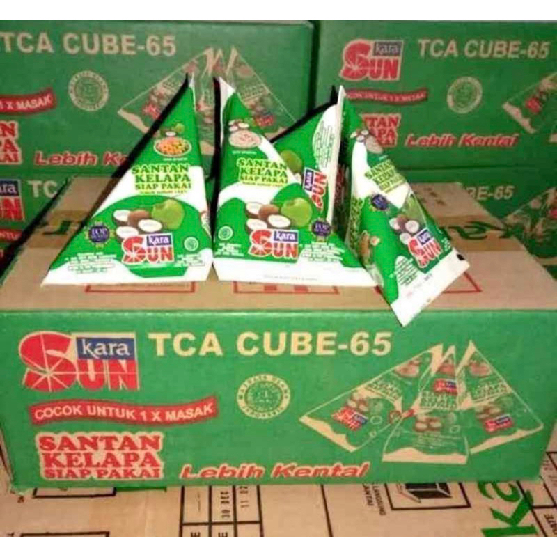 

santan kelapa sun kara TCA 1 dus isi 36 pcs