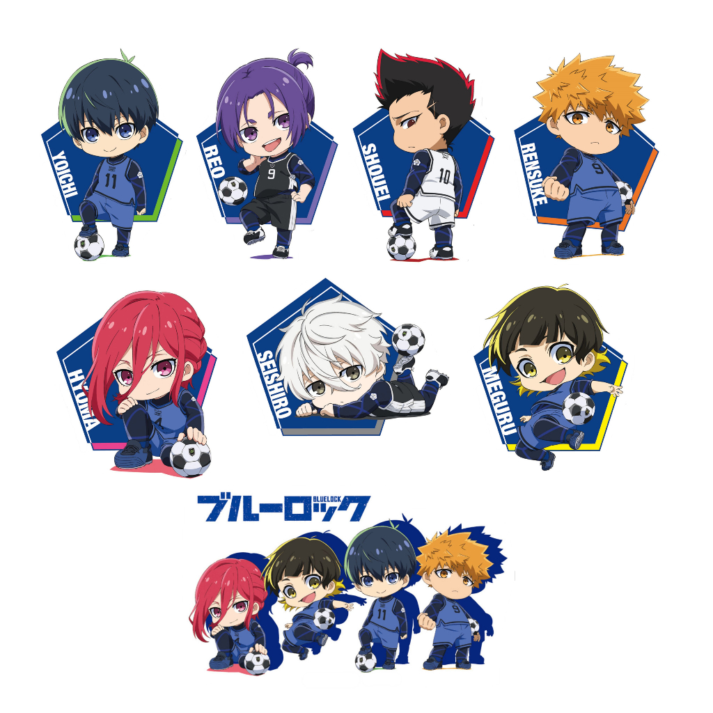 

[ST-A-25] Sticker Anime Blue Lock Sticker Blue Lock Sticker Isagi Yoichi Sticker Bachira Meguru