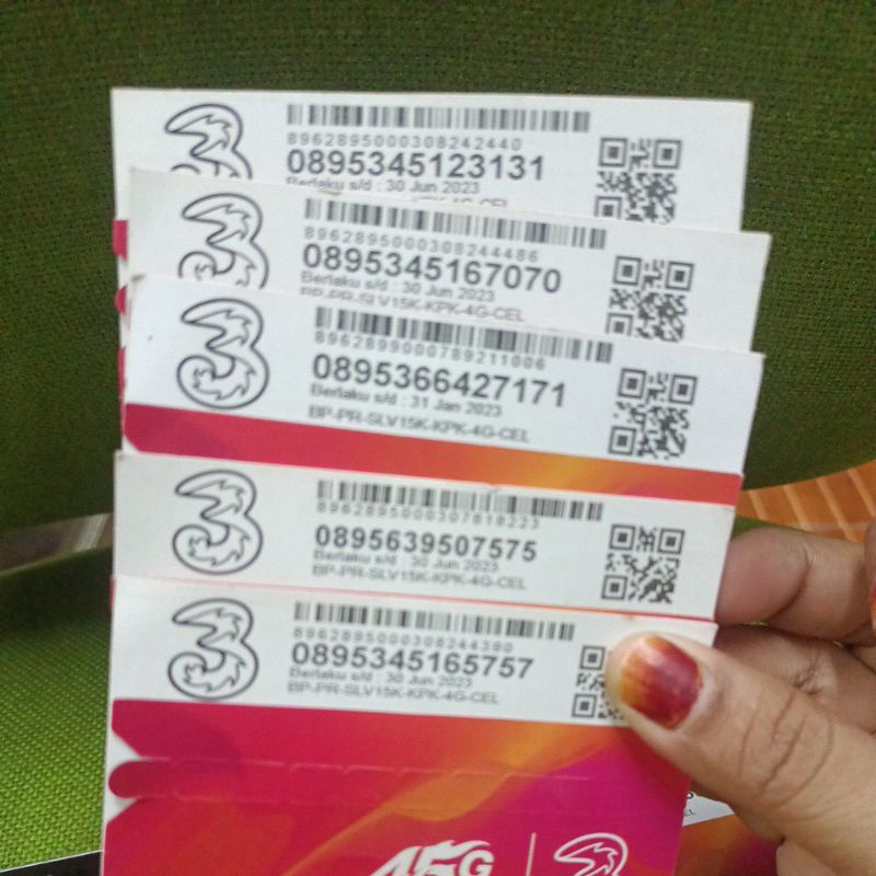 Perdana Tri nomor bagus kuota 3gb+3gb lokal