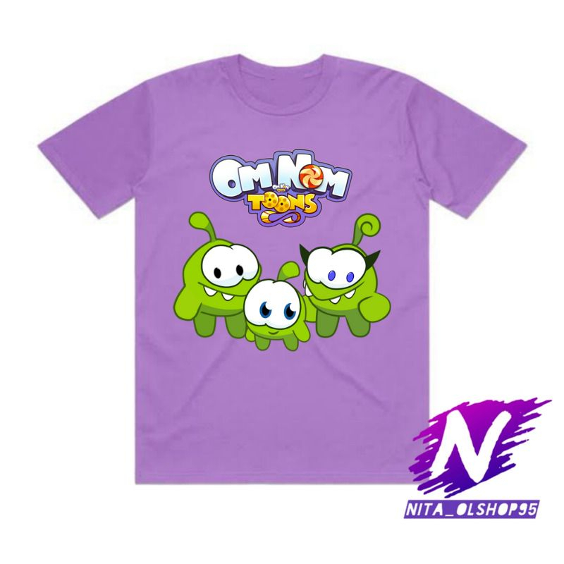 baju anak kaos anak om nom toons