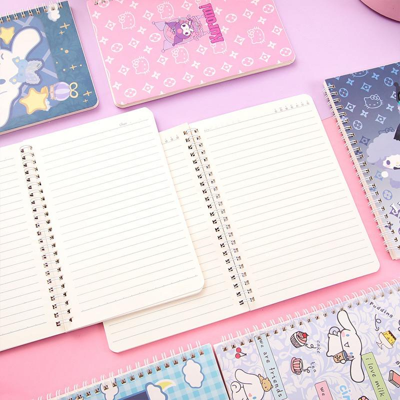 Mini Notebook Notepad Karakter Sanrio Kuromi My Melody Snoopy Pompompurin Badzmaru Little Twin Star Cinnamoroll