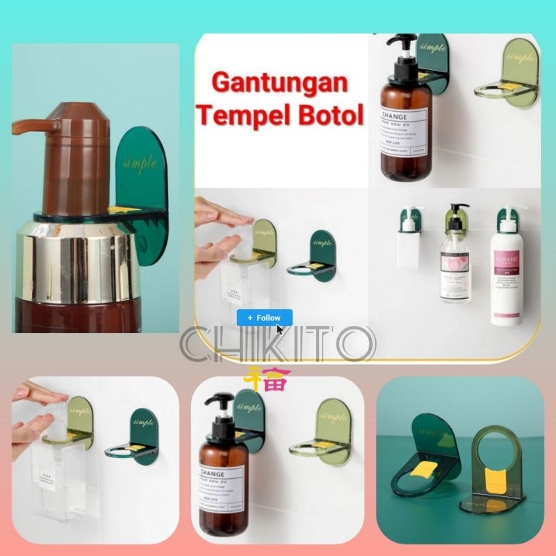 Gantungan Botol Shampoo Gantungan Botol Sabun Rak Gantung Sabun