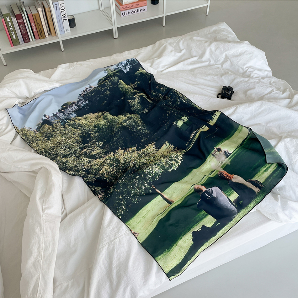 RB BWH - Fabric Poster Korean Style Poliester Full Print