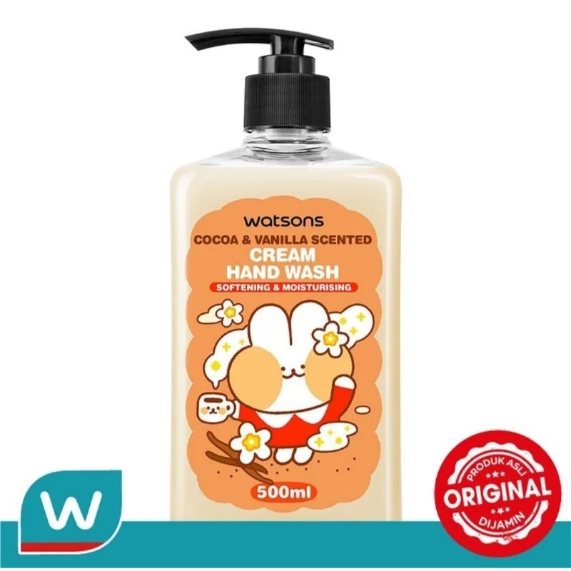 [PROMO] WATSONS Dalgona Cocoa &amp; Vanilla Scented Cream Hand Wash 500ml