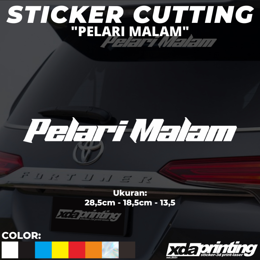 

STICKER CUTTING PELARI MALAM TRAVEL LINTAS MALAM