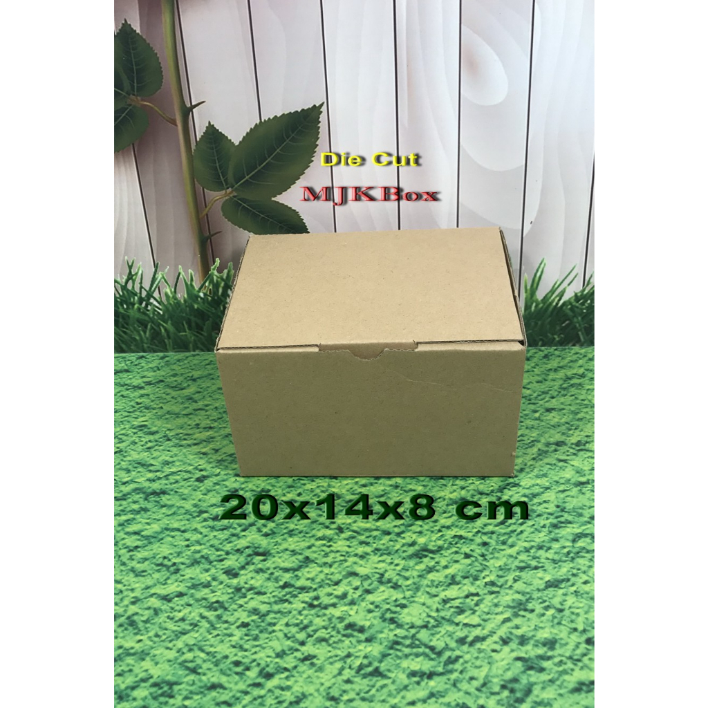 

Kardus Karton Uk, 20x14x8 cm...Die Cut untuk packing - aksesoris - dll