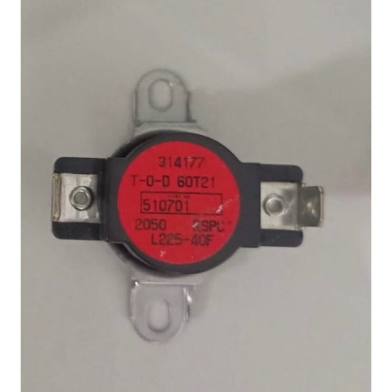 Thermostat limit red