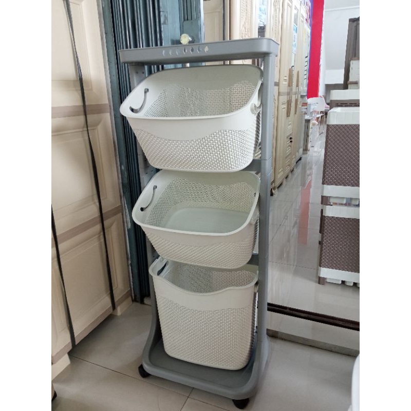 Rak Loundry Box Olymplast OFT White Grey tk