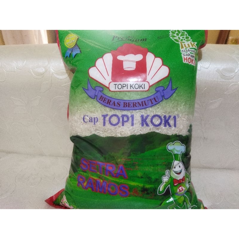 

BERAS CAP TOPI KOKI PREMIUM 5 KG KARUNG / BERAS CAP TOPI KOKI / BERAS PREMIUM TOPI KOKI / BERAS TOPI KOKI / BERAS TOPI KOKI KARUNG / TOPI KOKI / BERAS TOPI KOKI