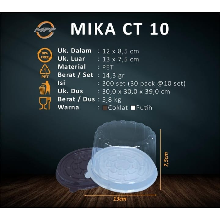 Fast_Buying Mika Tumpeng Mini 10Cm/ Mika Nasi Kuning/ Mika Bento Cake/ Ct 10 Isi 10Set