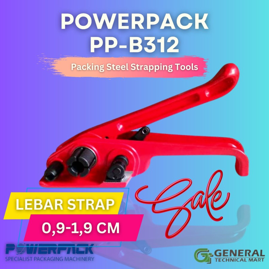

Alat Pengikat Kardus / Hand Strapping Tool PP-B312 / POWERPACK