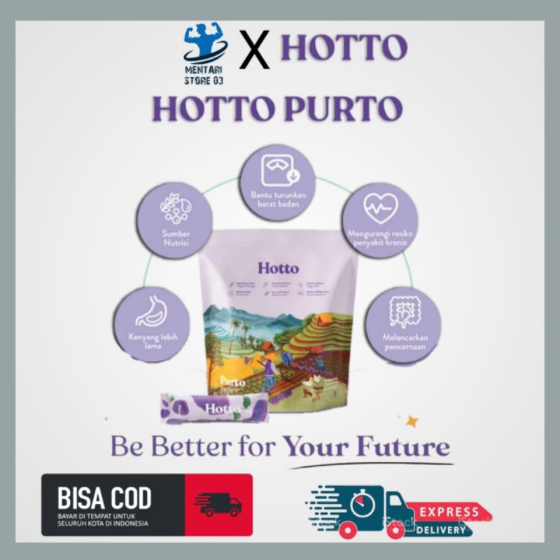 

hotto purto multigrain ubi ungu 1 pouch 16sachet multigrain solusi diabtes, kolestrol, gula darah