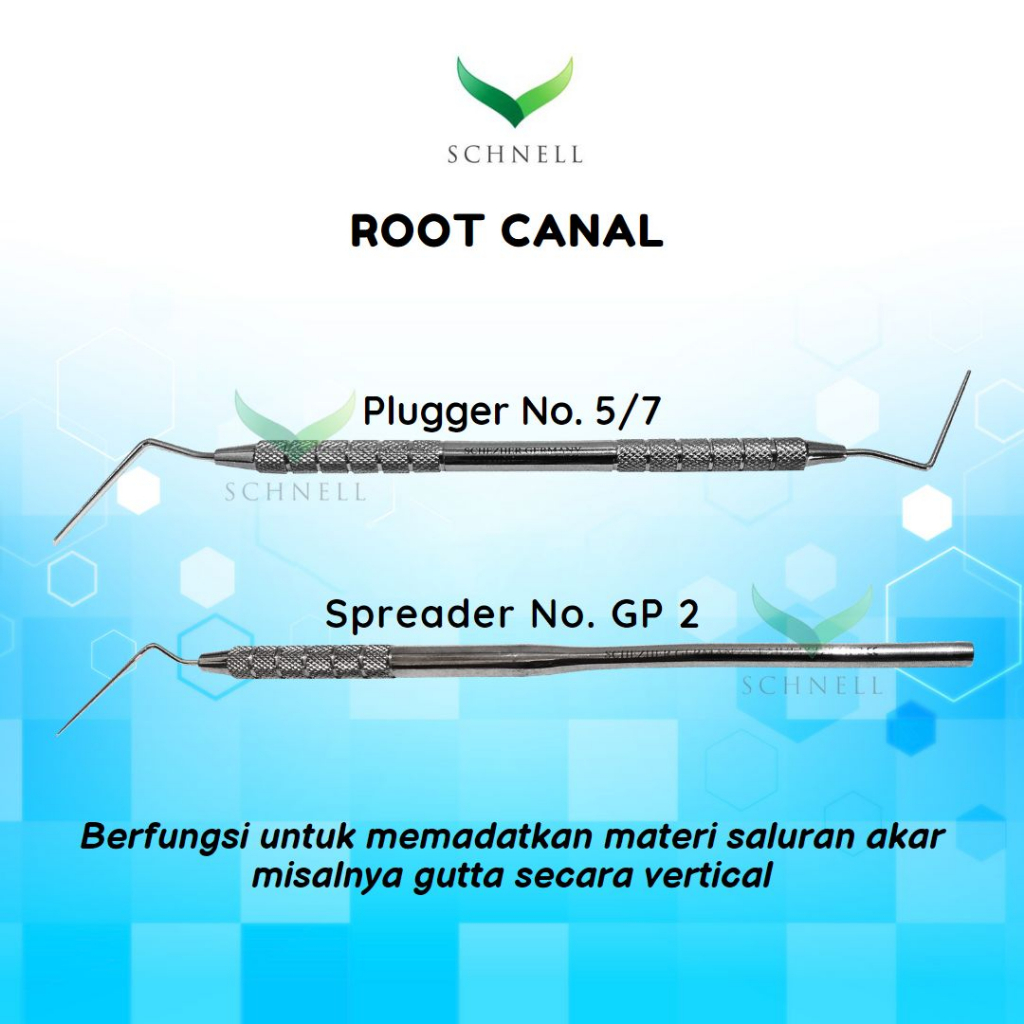 Root Canal Spreader Plugger Dental Instrument - Schezer