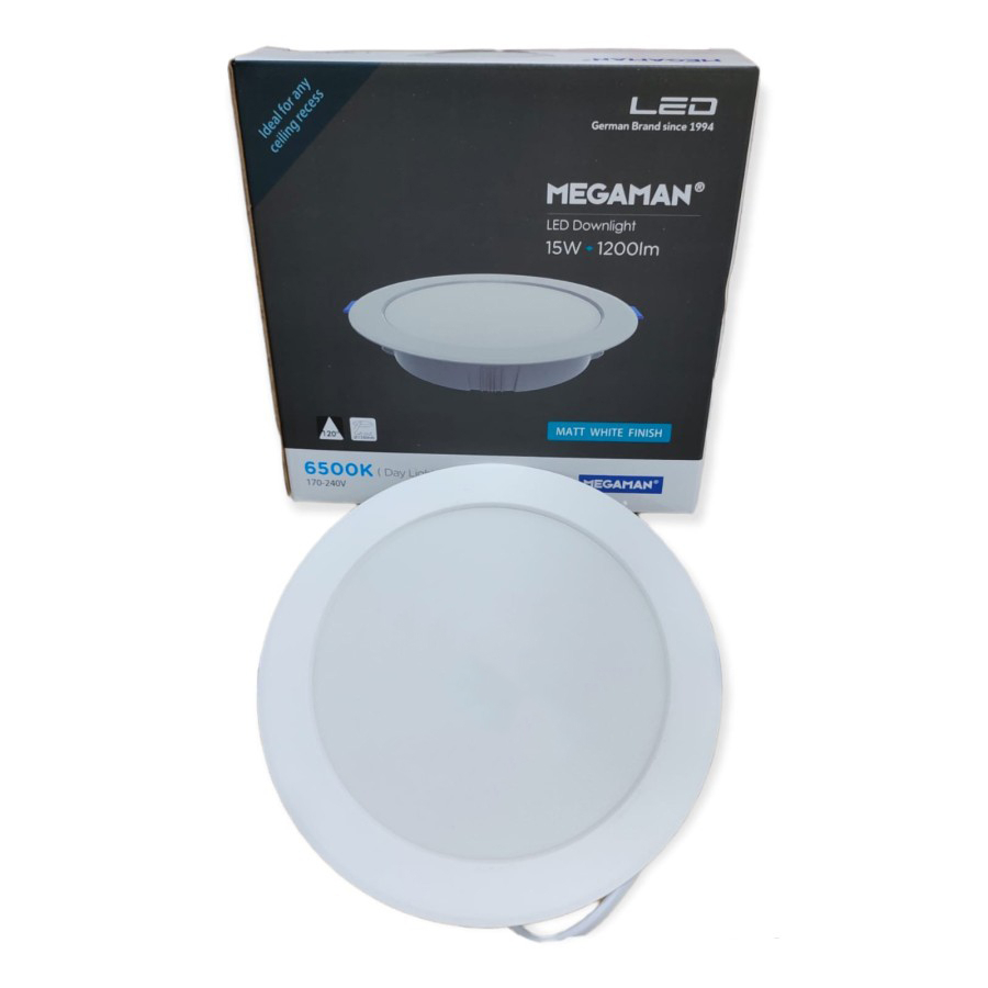 LAMPU DOWNLIGHT LED MEGAMAN 15W 15 WATT 6IN MQTL-1119Y