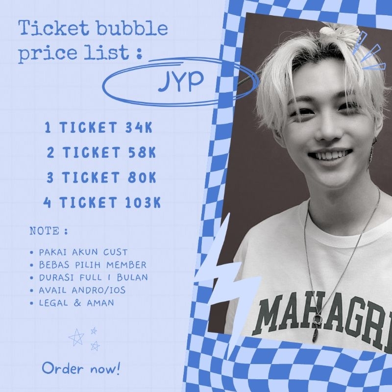 ticket bubble jyp (close)