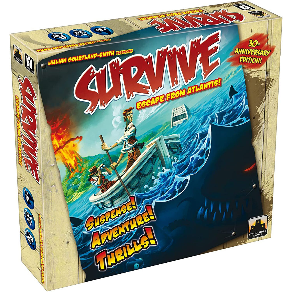The Island (Survive Escape from Atlantis) - Board Game Strategy Fun