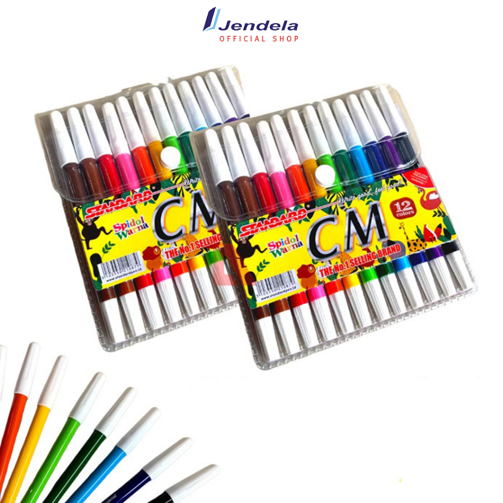 

Spidol Warna Isi 12 Standard CM12 Standard Coloring Marker