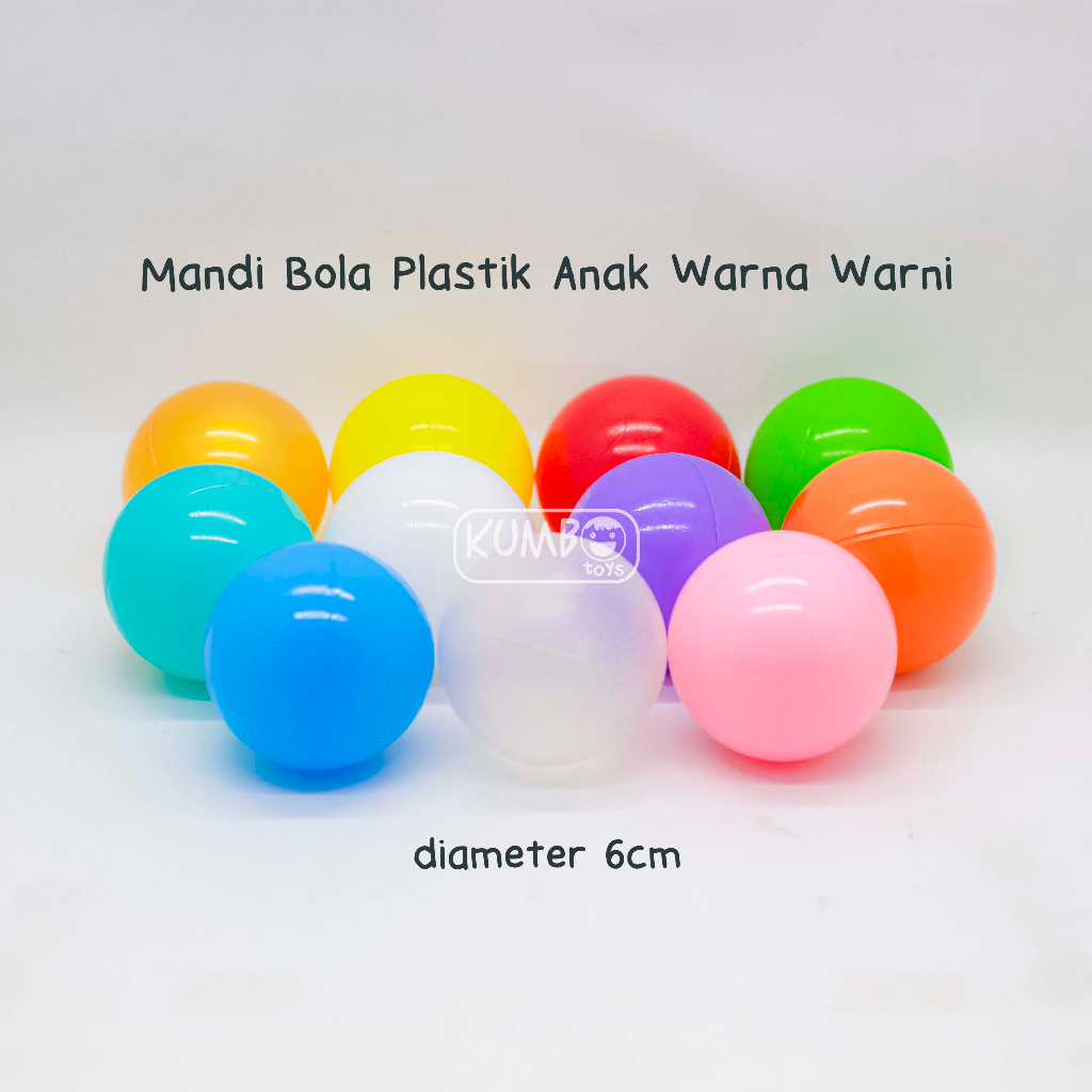 Mainan Edukasi Mandi Bola Plastik Anak Warna Warni BPA FREE SNI