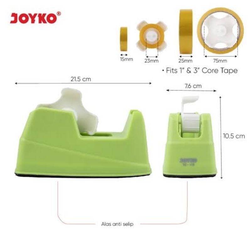 

TAPE CUTTER TC-113 JOYKO / TAPE DISPENSER / PEMOTONG PITA PEREKAT