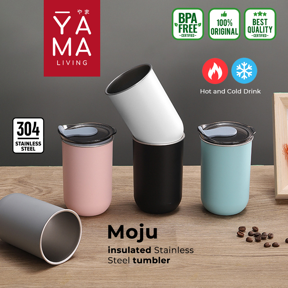 YAMA MOJU Insulated Stainless Steel Tumbler Kopi Teh Botol Minum Tahan Panas Dingin