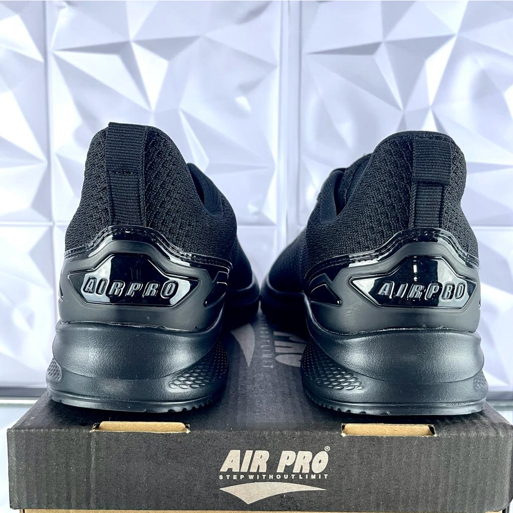 GRATIS ONGKIR !!! SEPATU LARI RUNNING ORIGINAL AIR PRO RUNNER ALL BLACK TERBARU MURAH ORIGINAL DISKON OJANSPORT