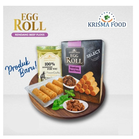 

KRISMA FOOD Egg Roll Rendang Beef Floss 80 Gram
