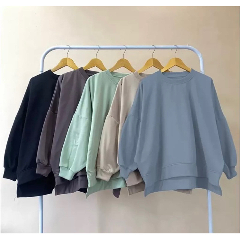 Sweater XXXL Oversize Oblong Wanita Bigsize