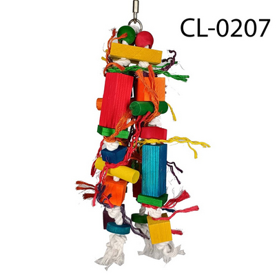 BIRD TOYS MAINAN BURUNG PARROT CL-0207 gigitan burung mainan kunyah parrot kakatua macaw nuri afgrey love bird sun conure parkit