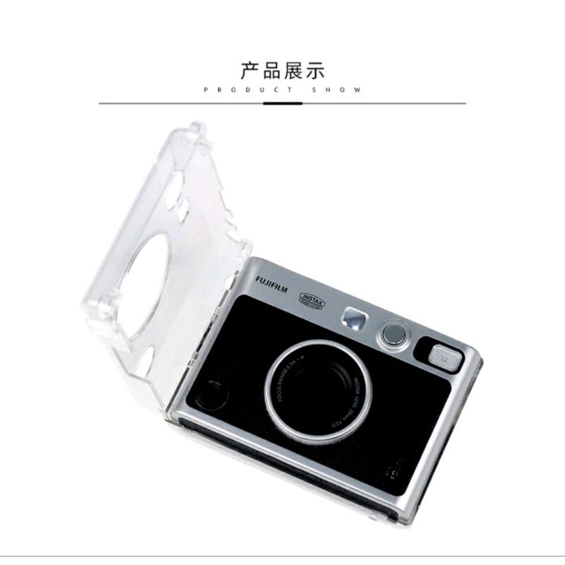 Hardcase transparan kamera instax mini EVO/casing bening kamera instax