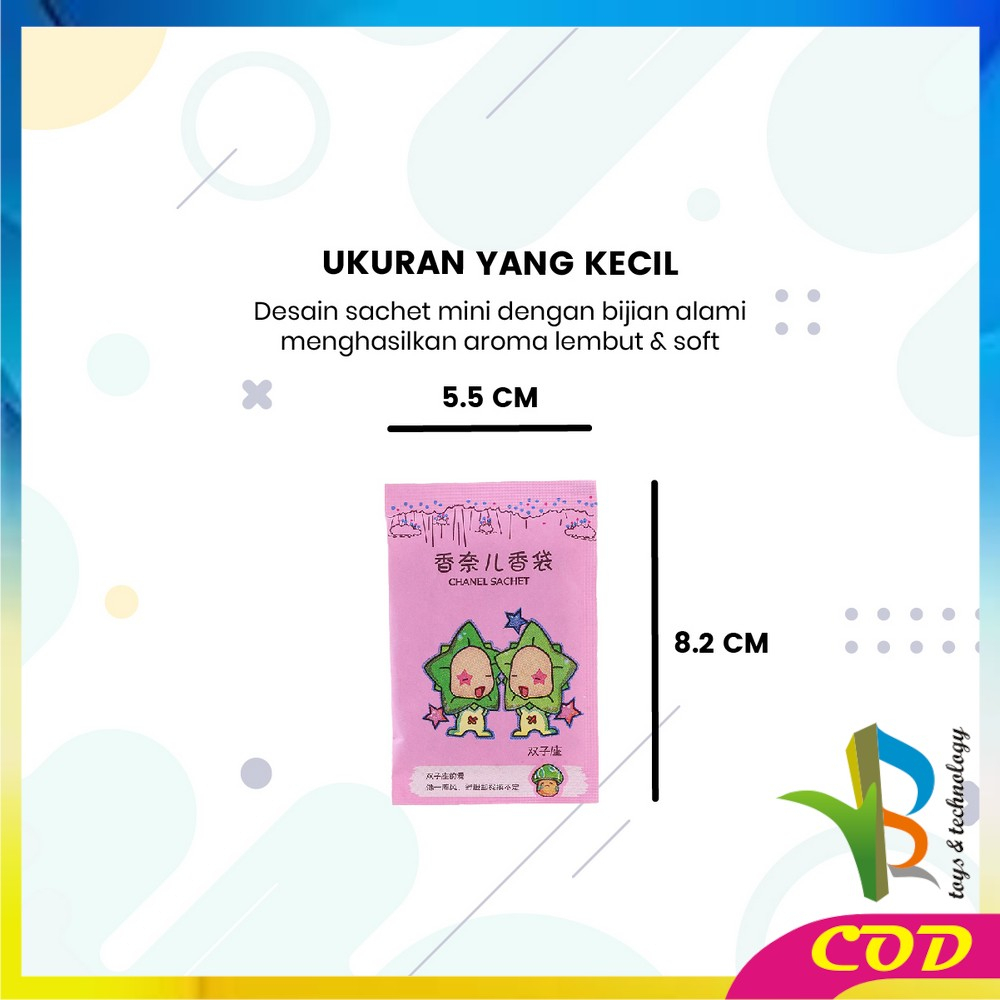 RB-C835 Pengharum Ruangan Sachet Pewangi Ruangan Aromaterapi / Parfum Ruangan Saset Mini Pewangi Lemari Pakaian / Pewangi Mobil / Pewangi Mini Ruangan