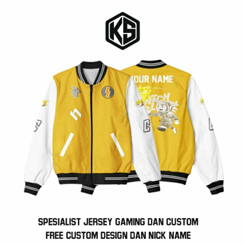 JAKET ONIC E-SPORT TERBARU 2023 SEASON 10 FREE NICKNAME