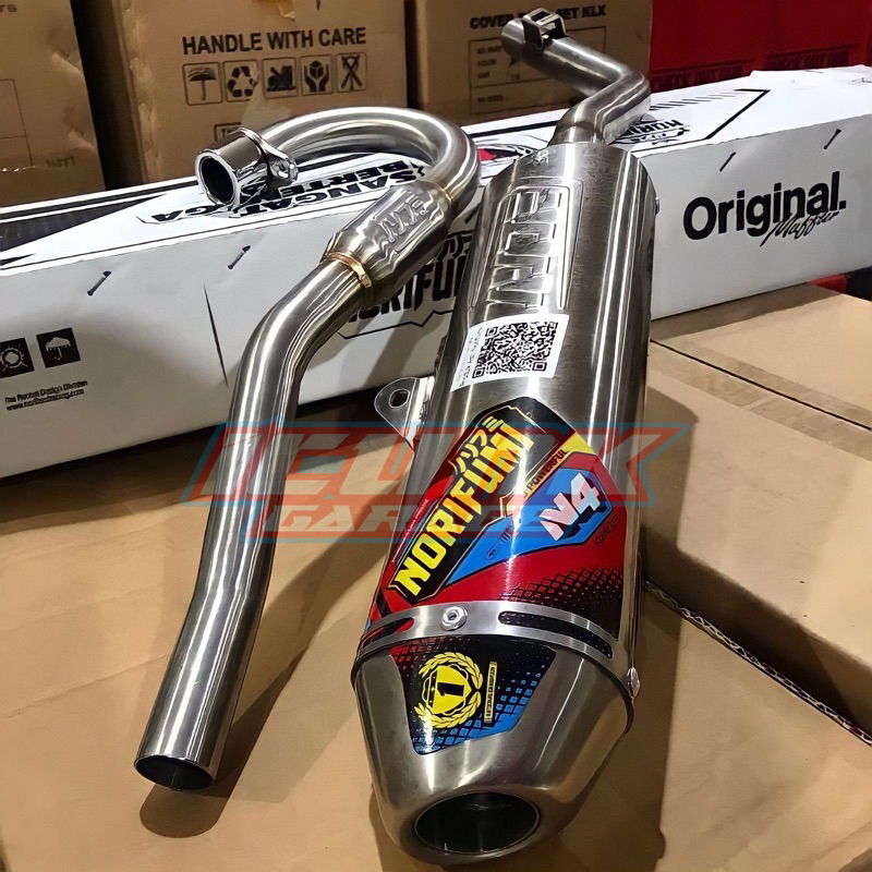 knalpot NORIFUMI N4 crf klx wr original NORIFUMI
