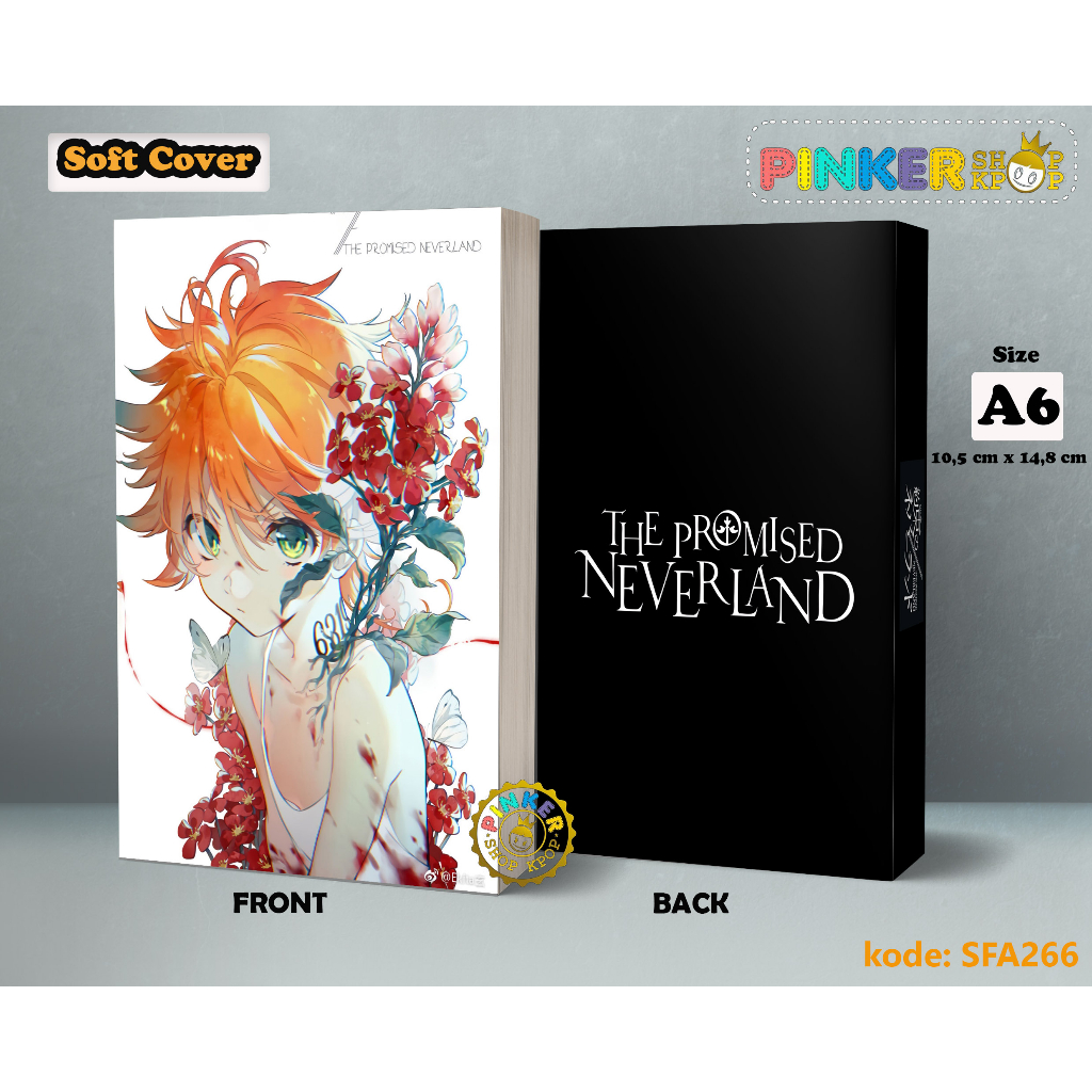 

(SFA266) Pocket Note Anime The Promised Neverland Emma Softcover A6/A5 Buku Tulis catatan Notes Agenda Planner Jurnal