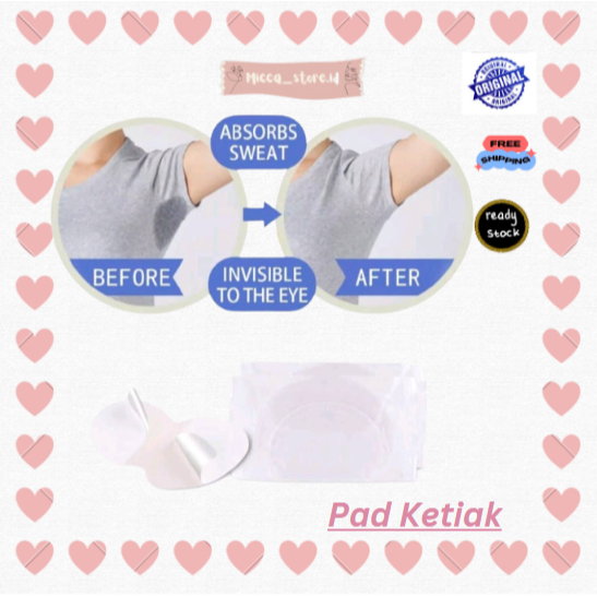 PAD KETIAK ANTI BASAH | PATCH PENYERAP KERINGAT KETEK