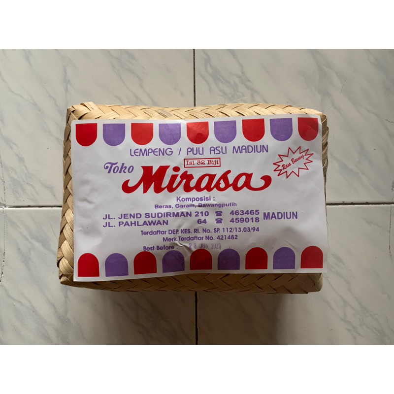 

Krupuk Lempeng Besek Matang isi 32pcs