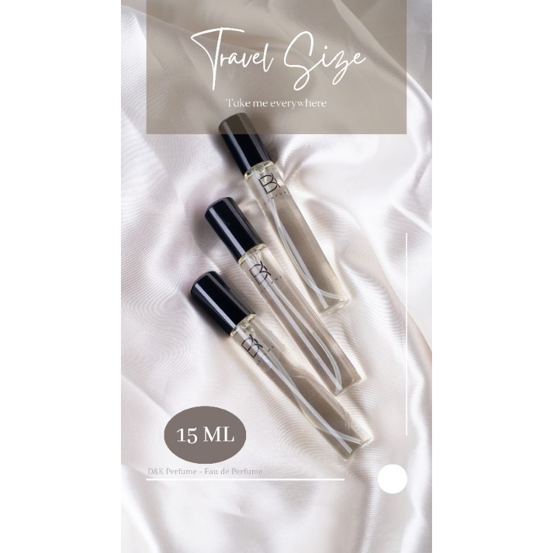 D&K Perfume - Inspirasi Parfum TRAVEL SIZE 15 ml botol kaca